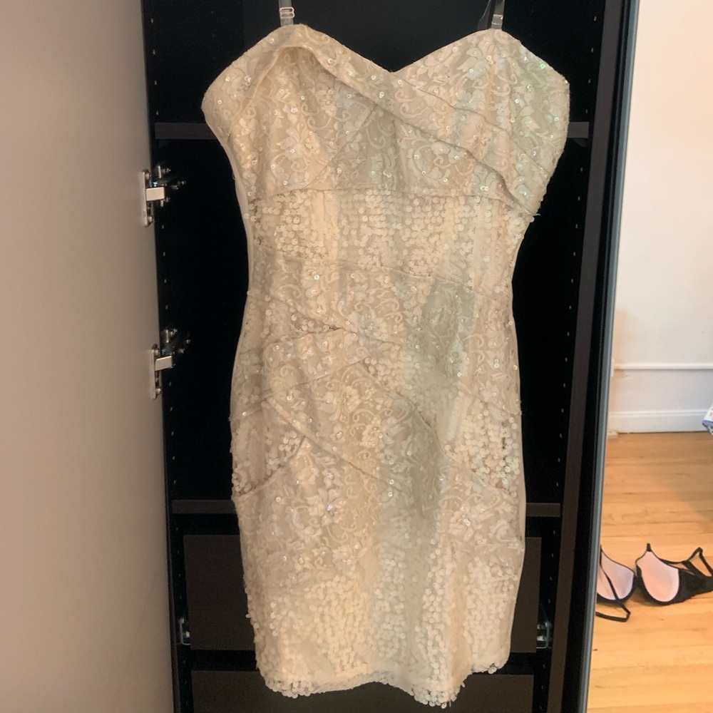 Gorgeous white sequin dress perfect for summer